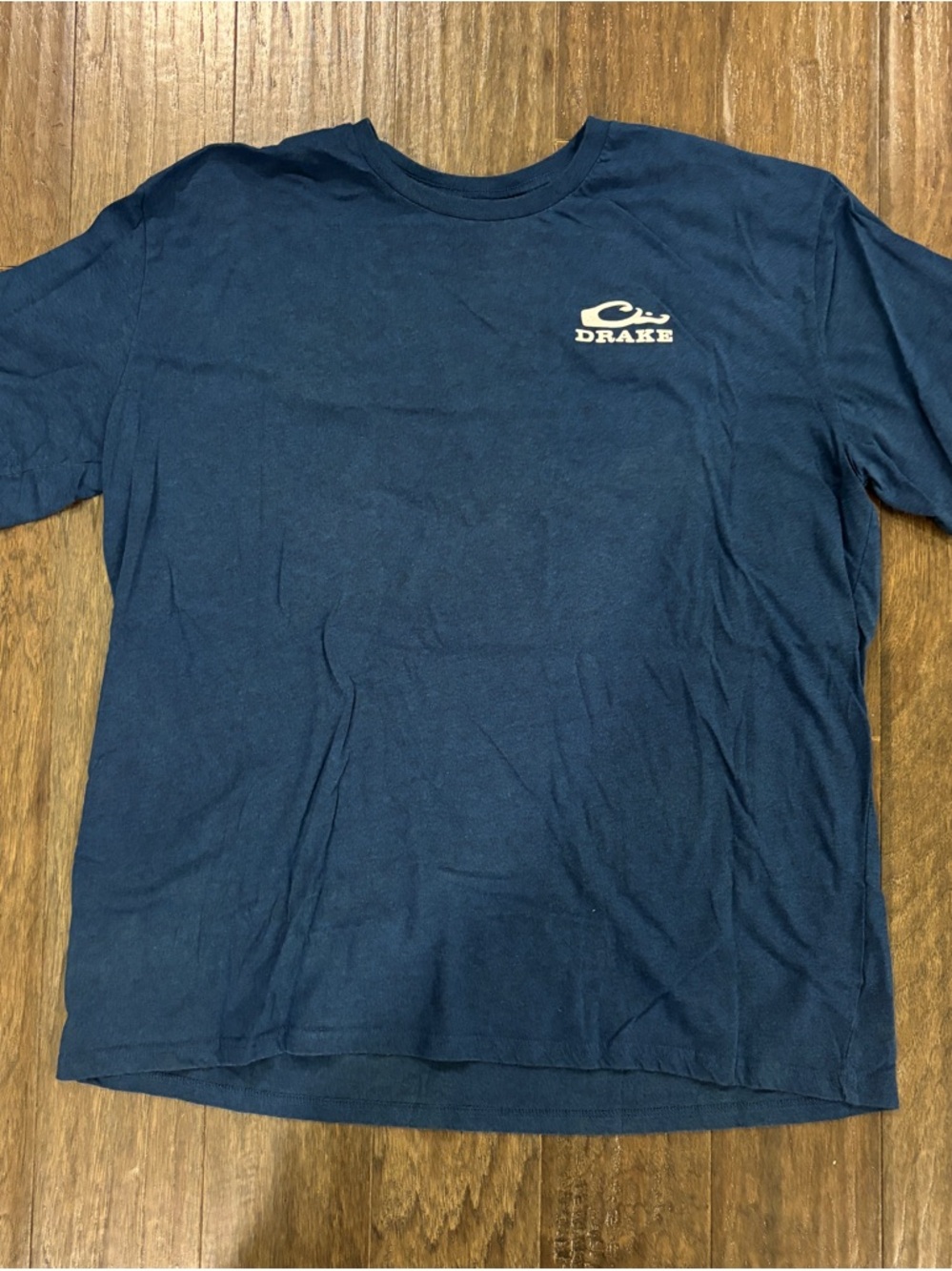 Drake Navy Blue Short-Sleeve Logo Tee